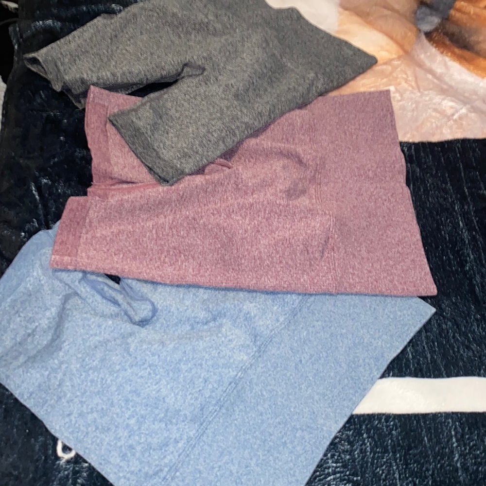 3 pairs of biker shorts